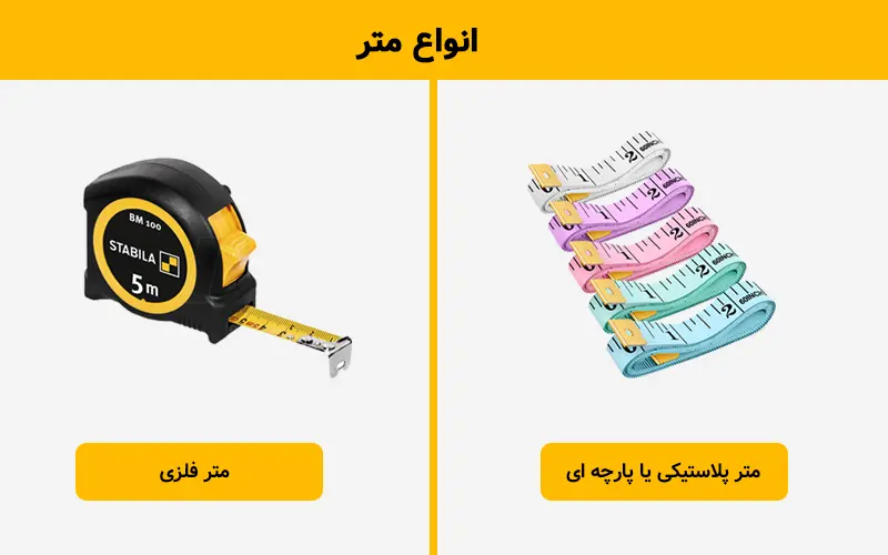 انواع متر