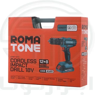 دریل پیچ گوشتی شارژی 18 ولت روماتون 4165