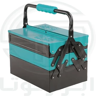 جعبه ابزار فلزی 30سانت 3طبقه اتومات روماتون 9033