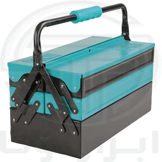 جعبه ابزار فلزی 40سانت 3طبقه اتومات روماتون 9043