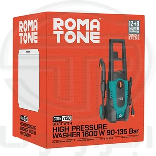 کارواش ذغالی 135 بار 1600 وات روماتون 7150