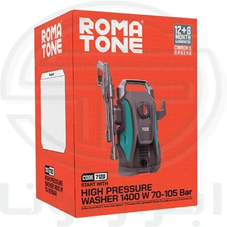 کارواش ذغالی 105 بار 1400 وات روماتون 7120