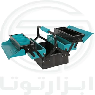 جعبه ابزار فلزی 30سانت 3طبقه اتومات روماتون 9033