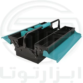 جعبه ابزار فلزی 50 سانت 2طبقه اتومات روماتون 9052