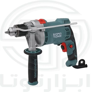 دریل 13 میلیمتر چکشی نیم تنه فلزی 1050 وات روماتون مدل 3265