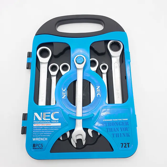 آچار یکسر جغجغه 8 عددی NEC