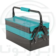 جعبه ابزار فلزی 40سانت 3طبقه اتومات روماتون 9043