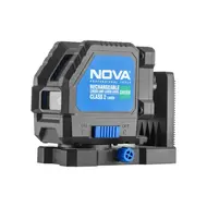 کیت تراز لیزری شارژی دو خط نور سبز نوا با سه پایه مدل  2683G
