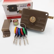 قفل حیاطی دو شیار ایساتیس