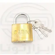 قفل اویز طلایی سایز 50