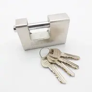 قفل کتابی روکشدار کلید دوشیار برنجی 90 آماتیس